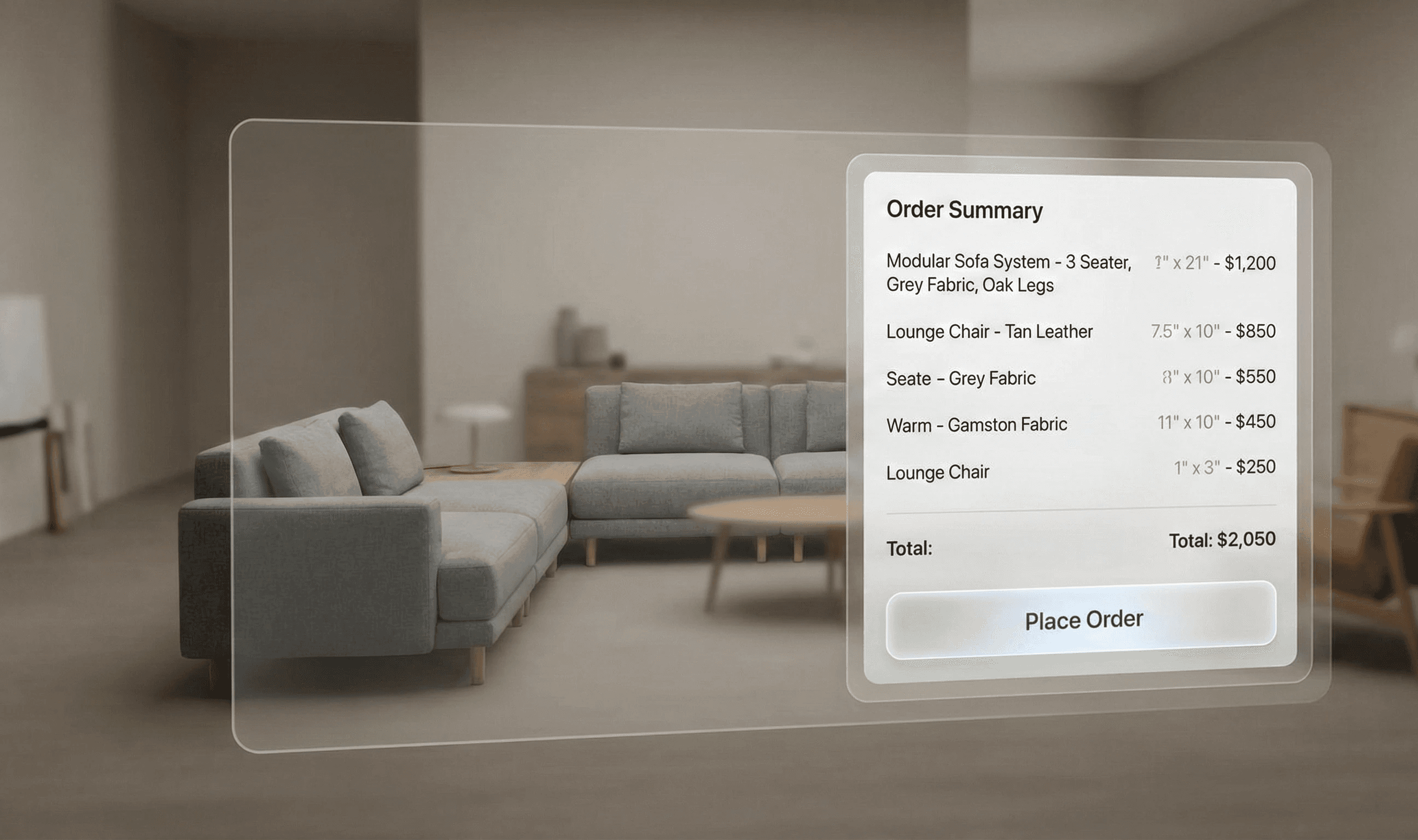 AR Room Planner Workspace